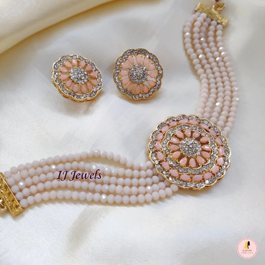 Kritika Choker With Stud Earrings