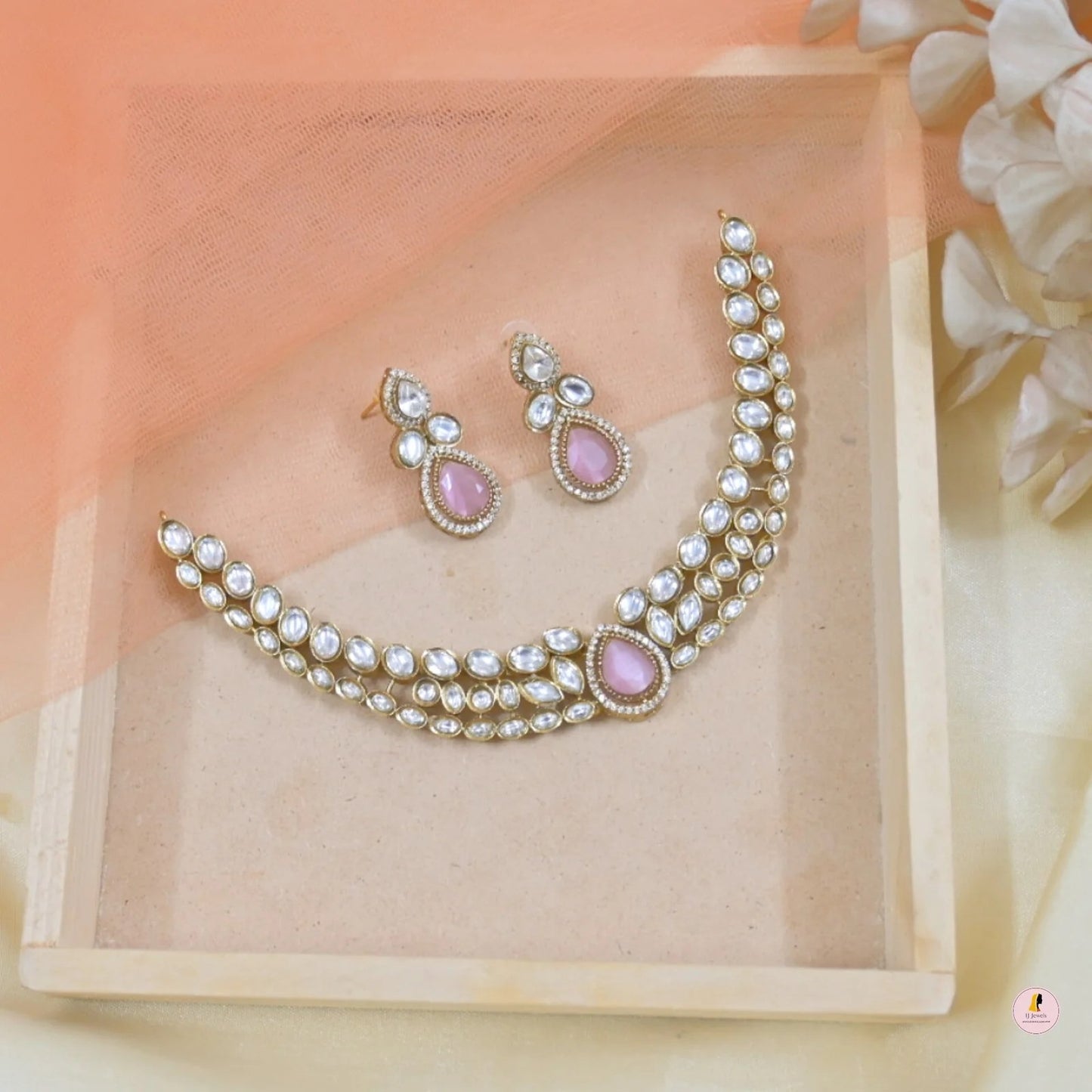 Sunaina Moissanite Jewellery Set