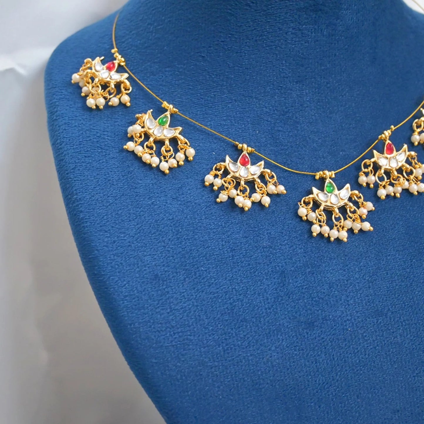 Pina Polki Kundan Jewellery Set