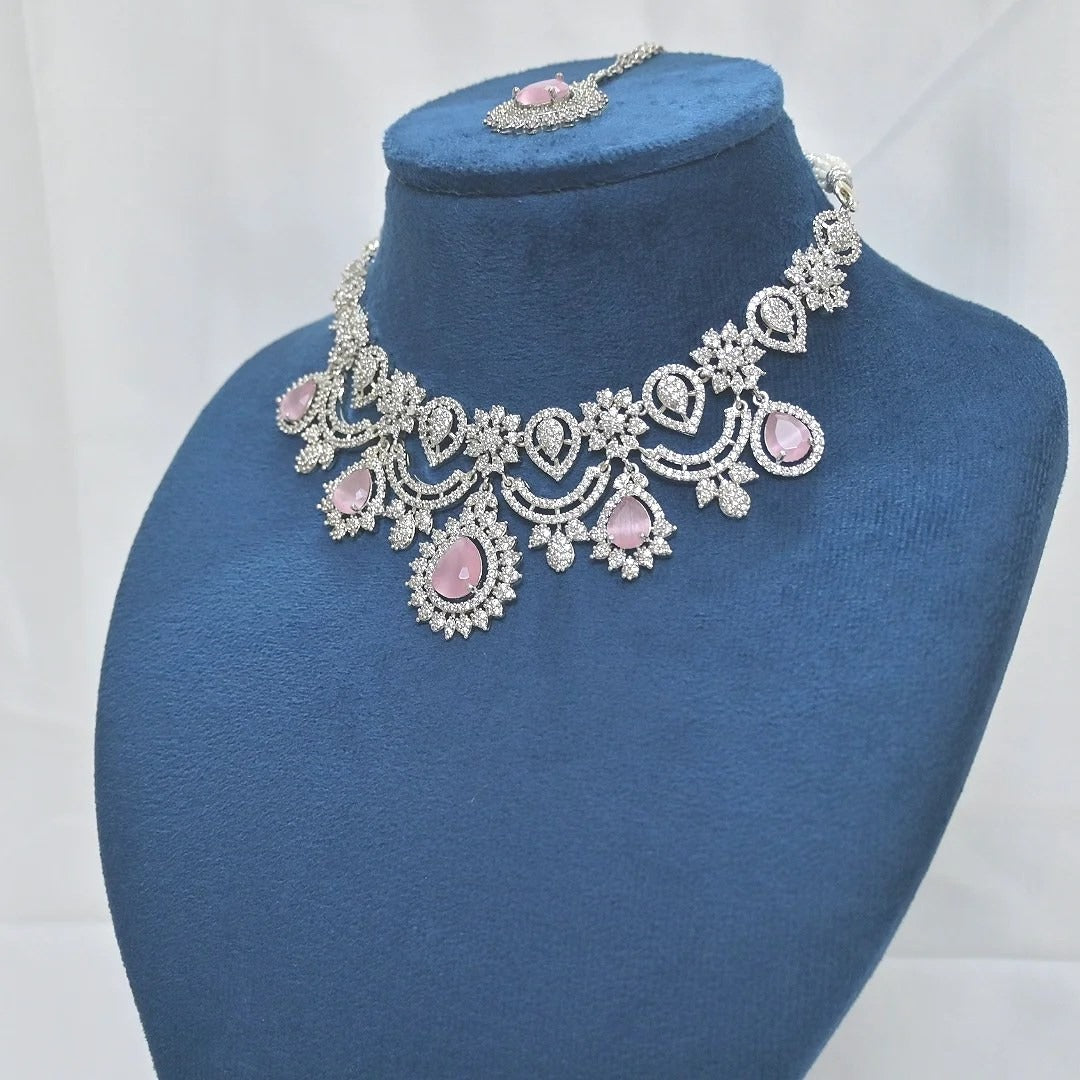Bhavya AD Neckpiece Set