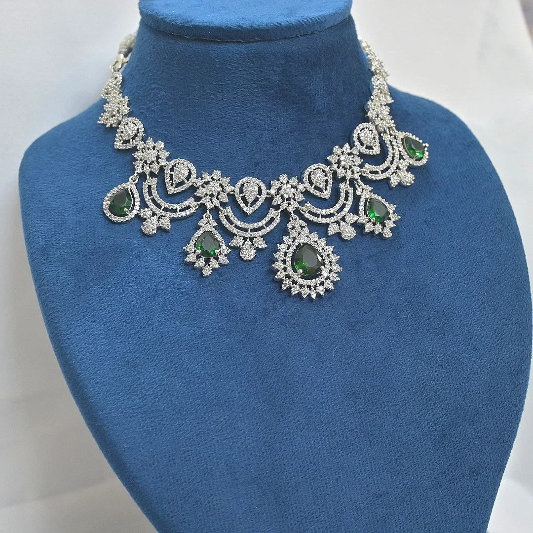 Bhavya AD Neckpiece Set