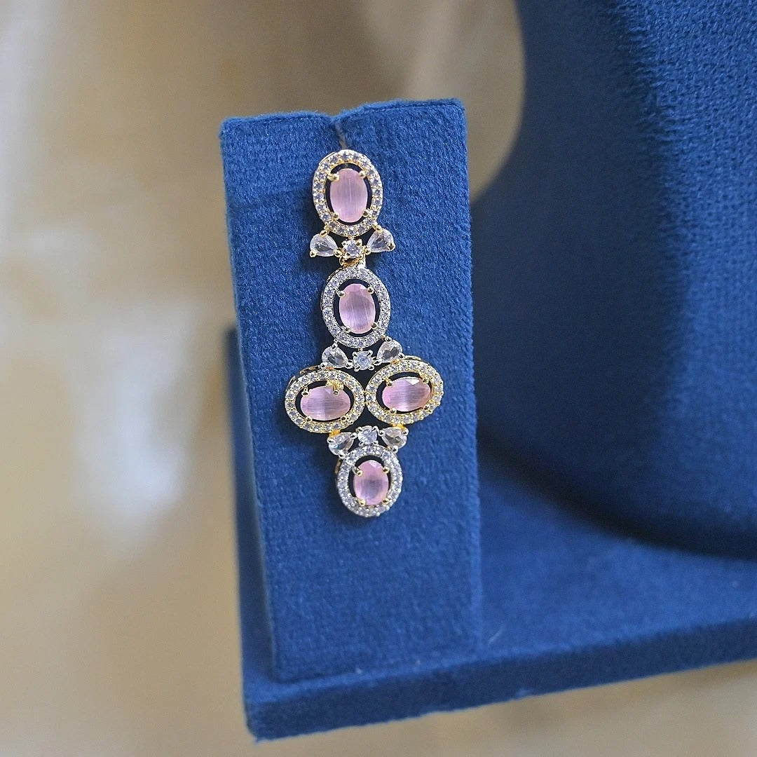 Hiral Dual Tone AD Jewellery Set