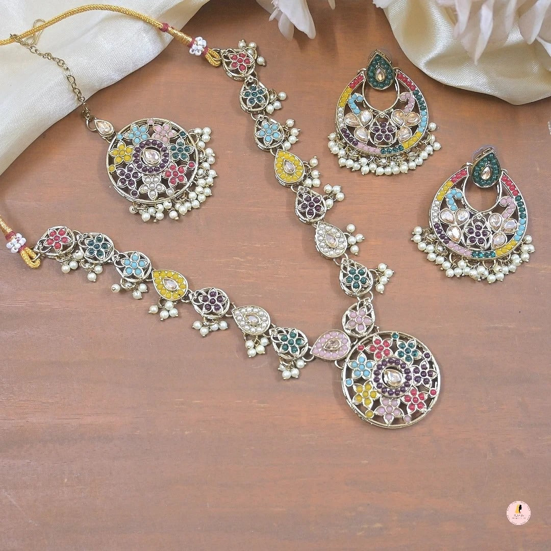 Arlin Multi Color Pendant Set