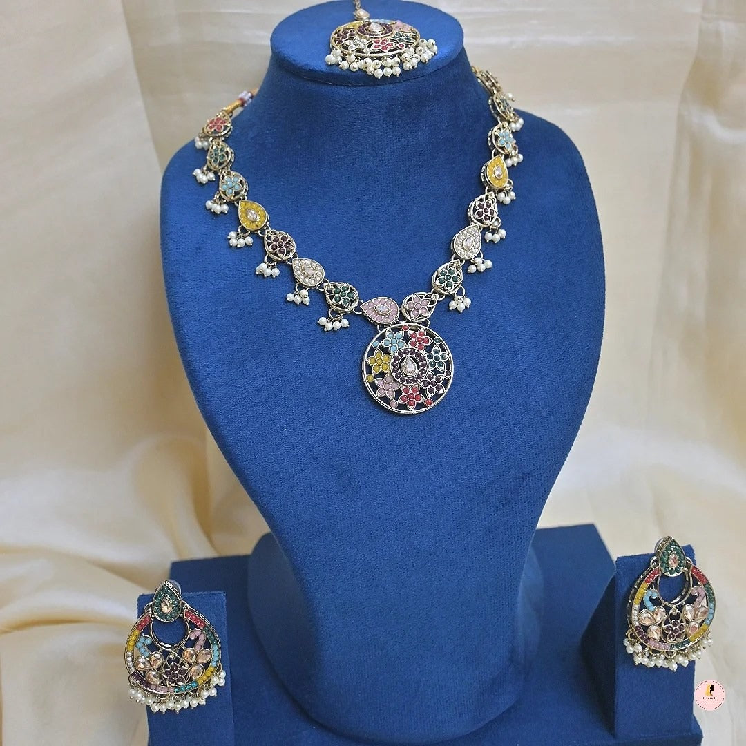Arlin Multi Color Pendant Set