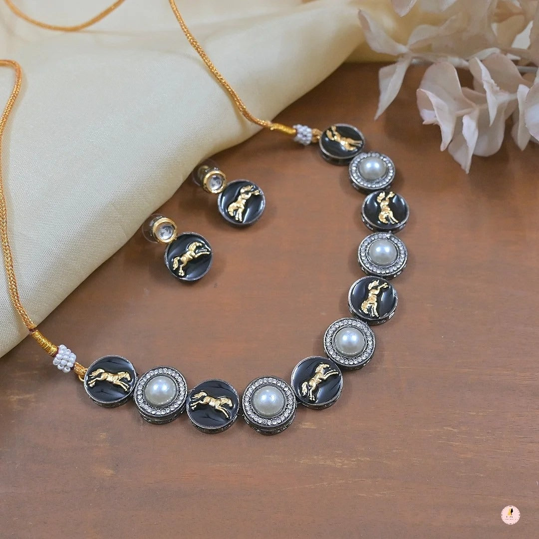 Sabyasachi Logo Inspired Colorful Kundan Set