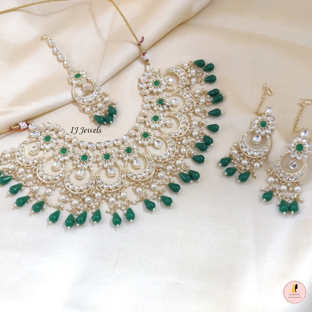 Semi bridal Neckpiece