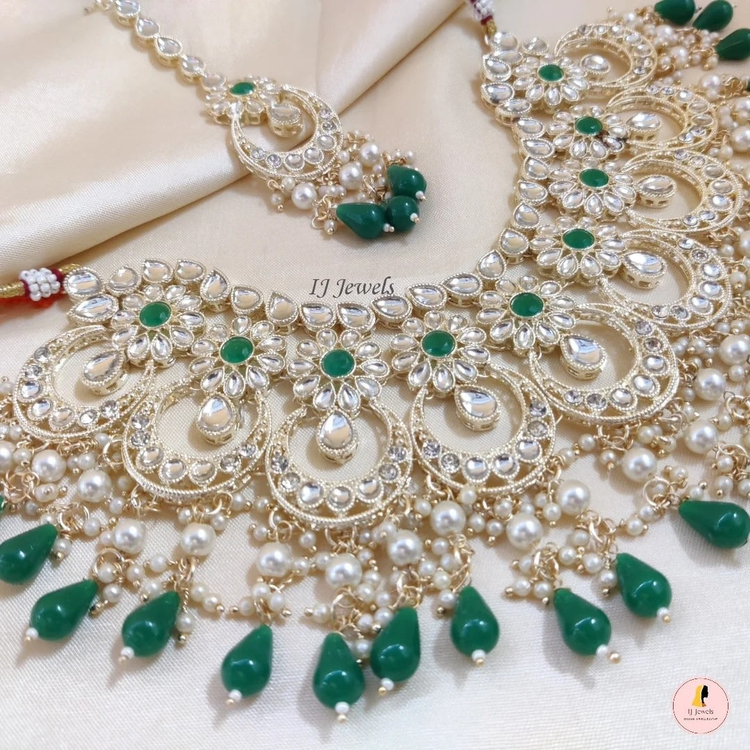 Semi bridal Neckpiece