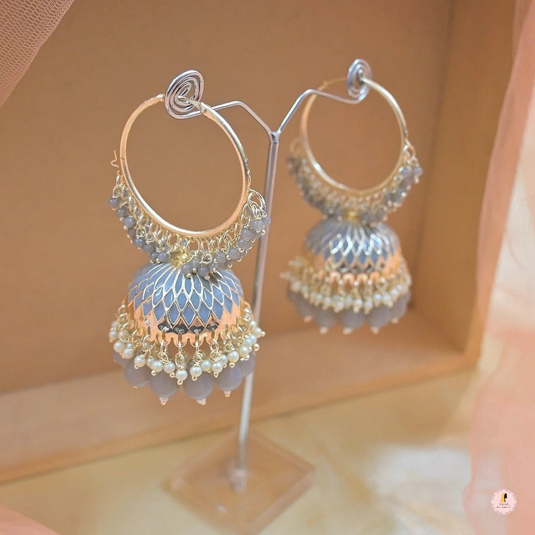 Ridhima Meenawork Lightweight Jhumkas