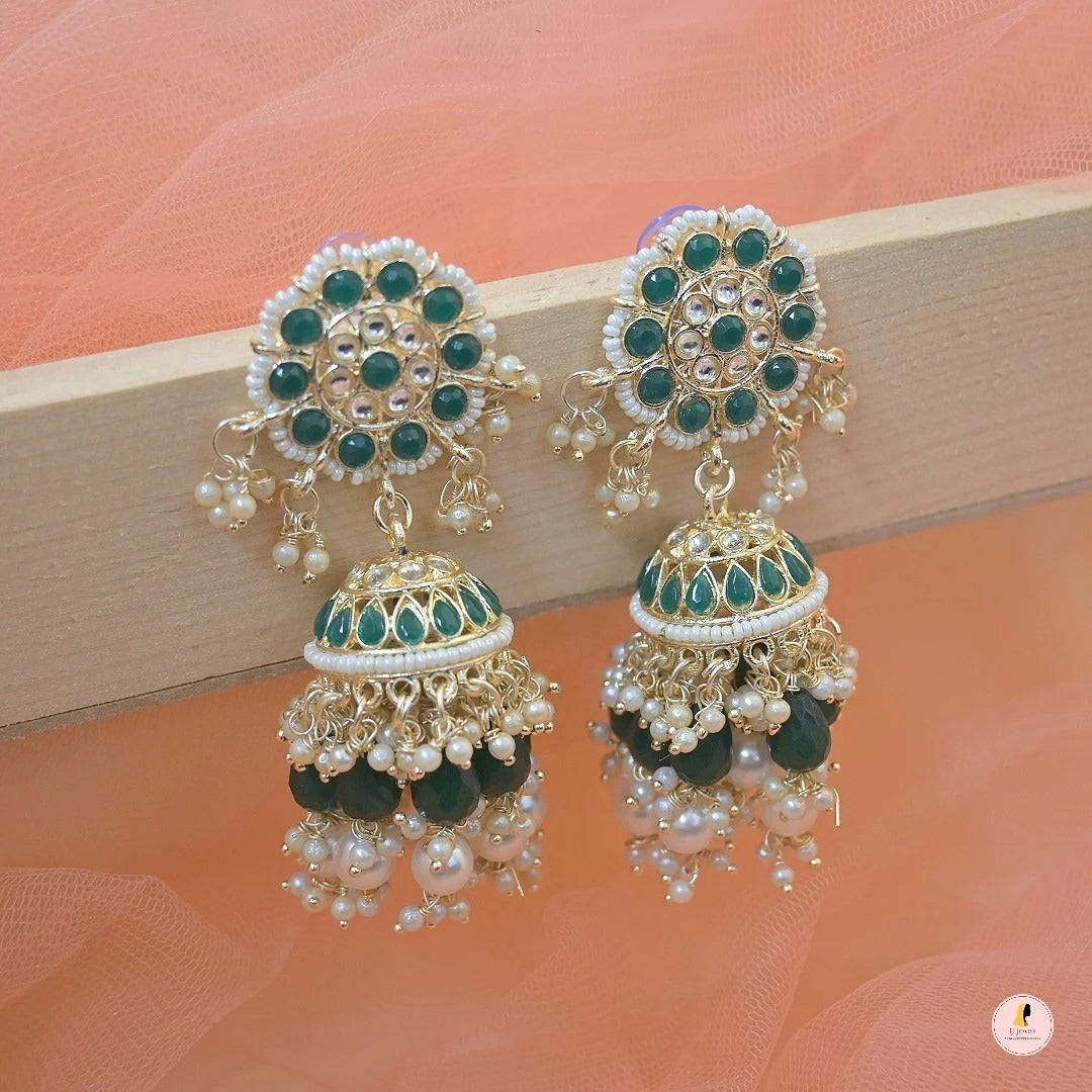 Aisha Multicolor Jhumkas