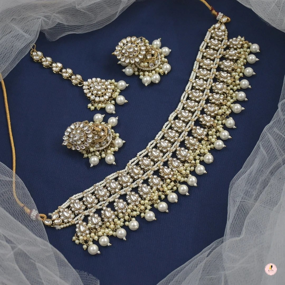 Gurleen Antique Tone Jewellery Set