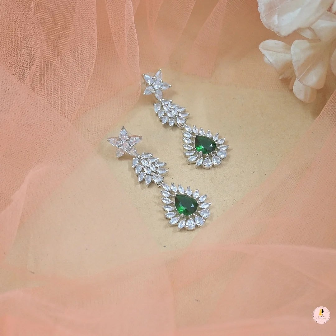 Daisy Water Drop AD Earrings