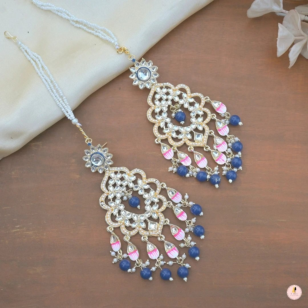 Sanjana Light Weight Meenawork Sahara Earrings