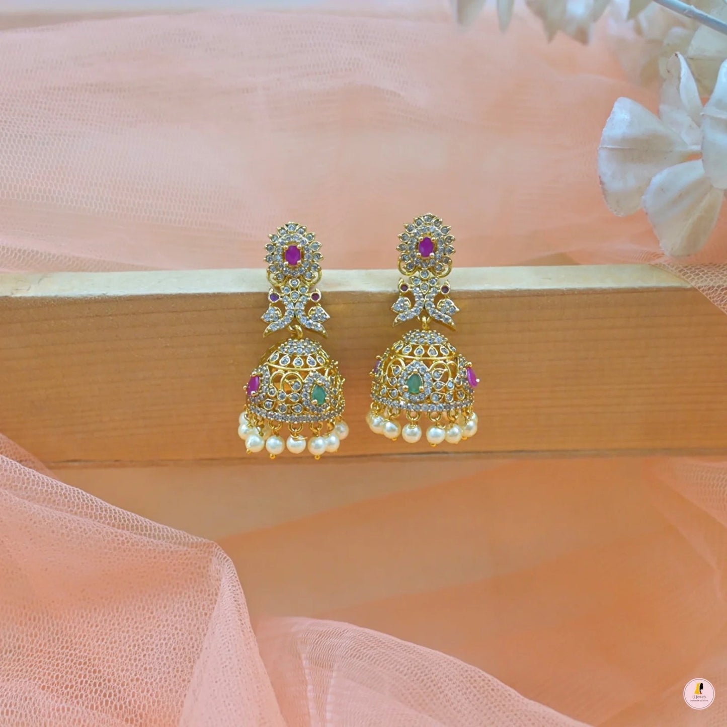 Padmini Kemp AD Golden Jhumkas - 2