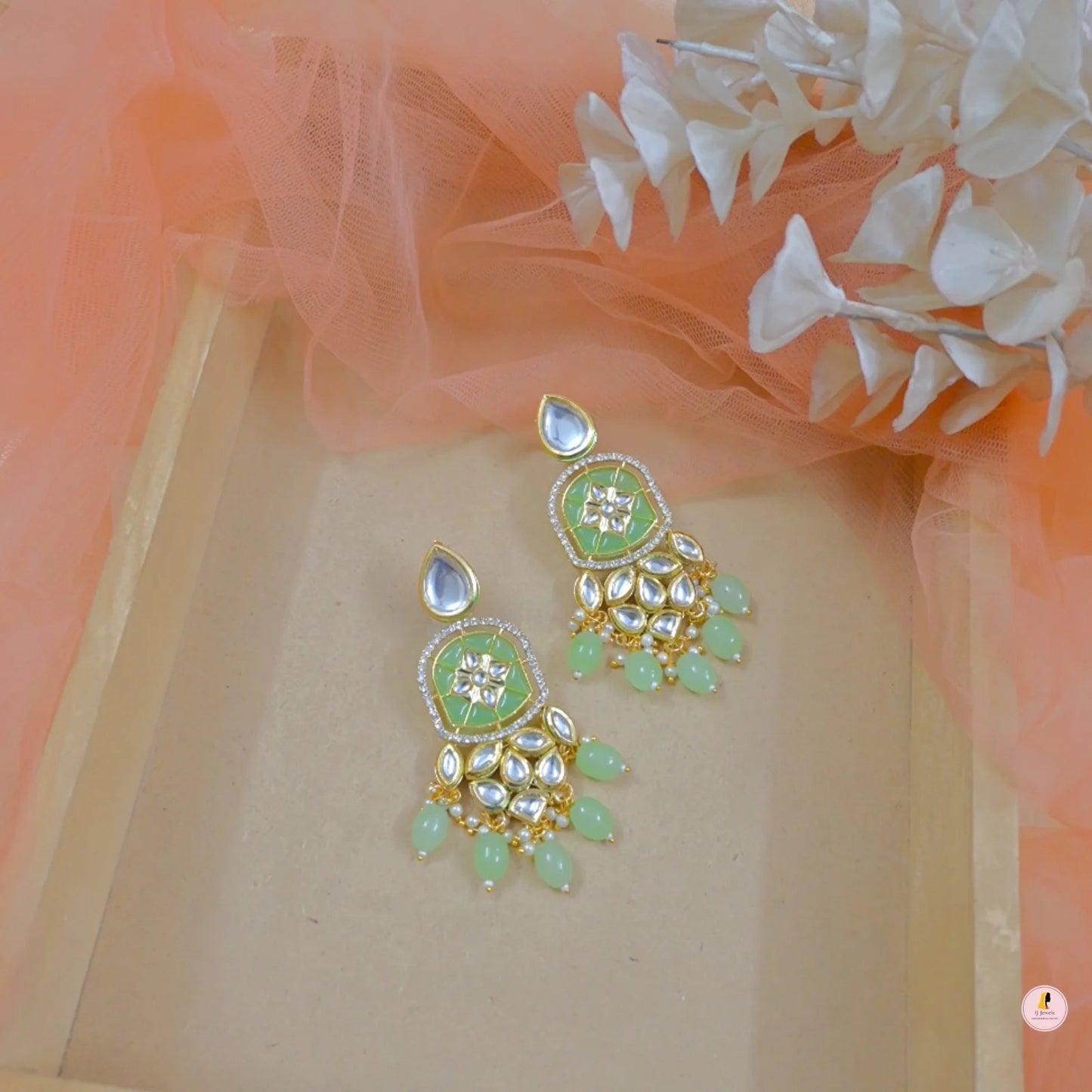 Reha Unique Kundan Earrings