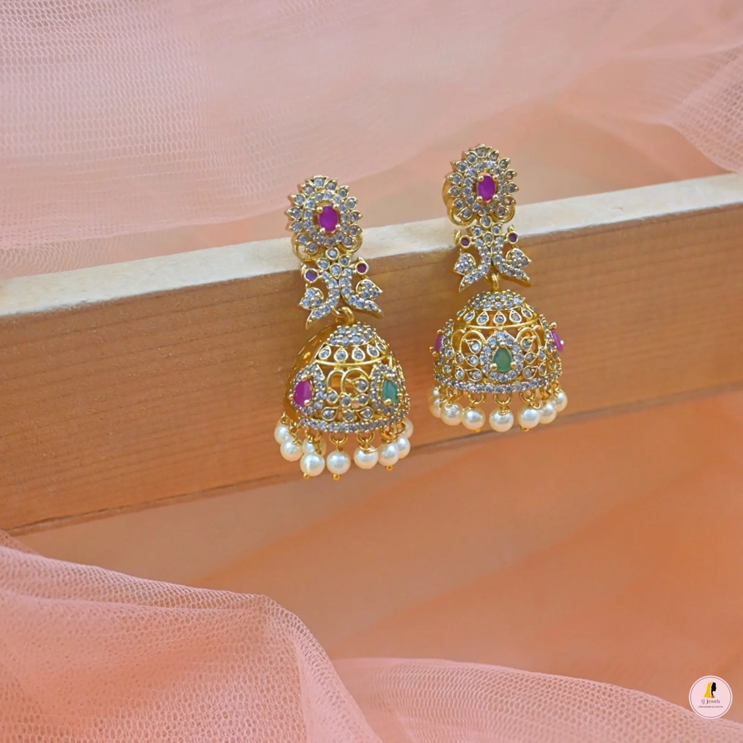 Padmini Kemp AD Golden Jhumkas - 2