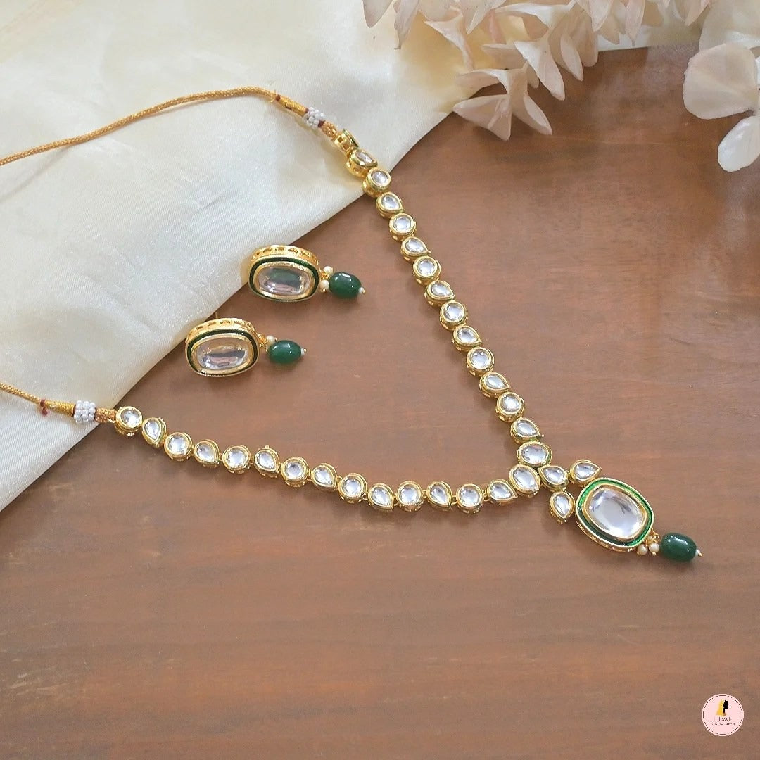 Ziva Kundan Pendant Set