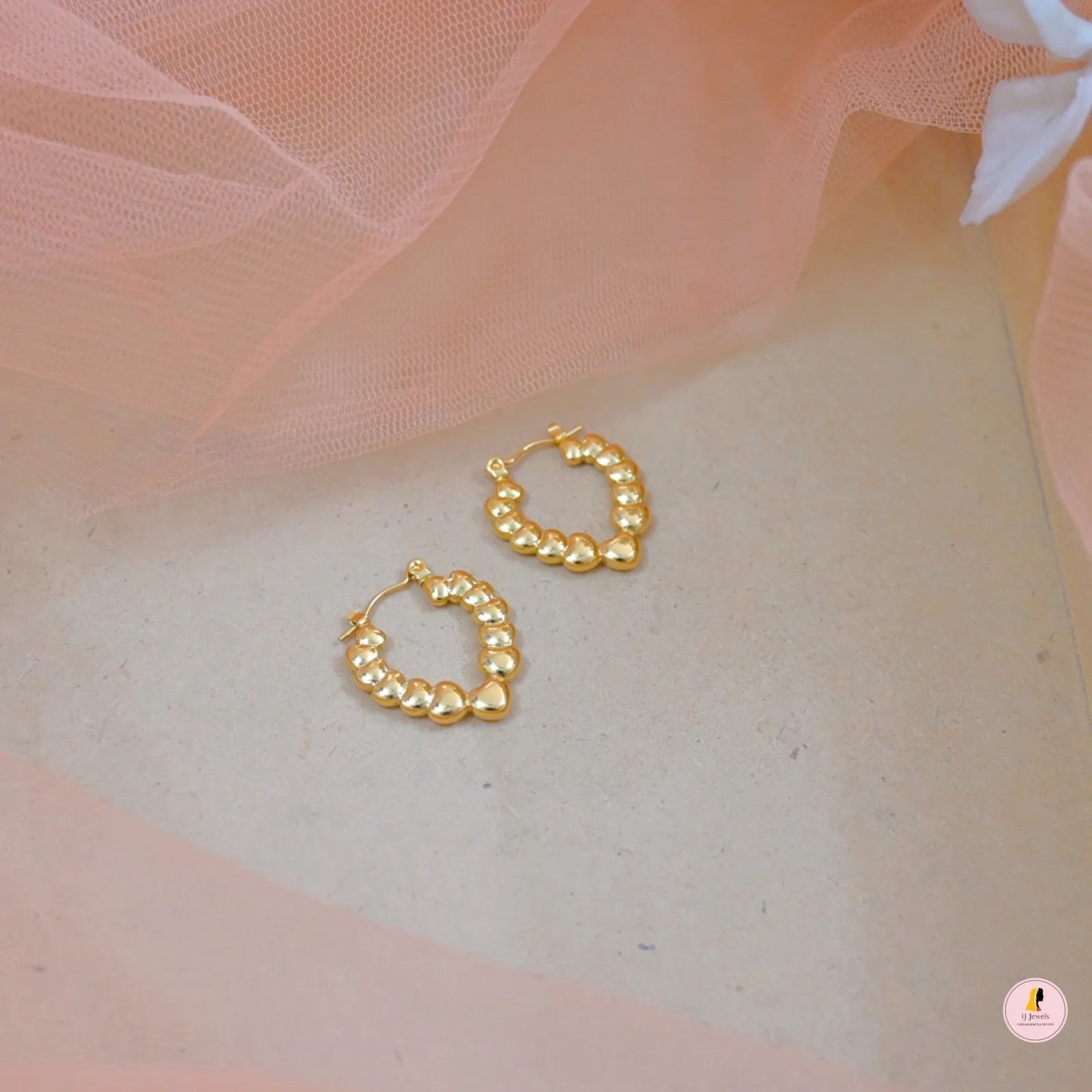 Everyday Chic 18K Gold Earrings -3