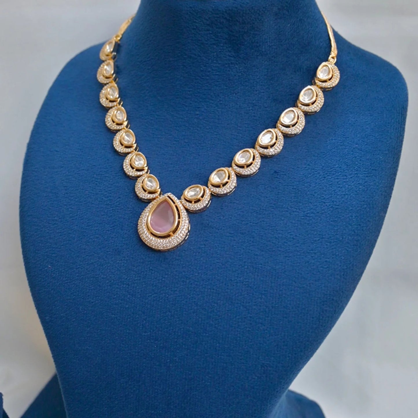 Sneha Real Polki Kundan Jewellery Set