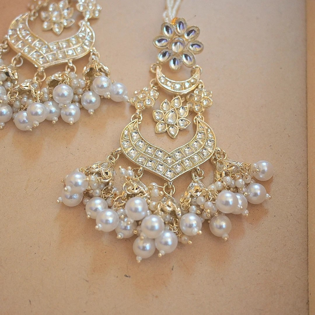 Oversized Layered Chaandbalis with Ear Extensions