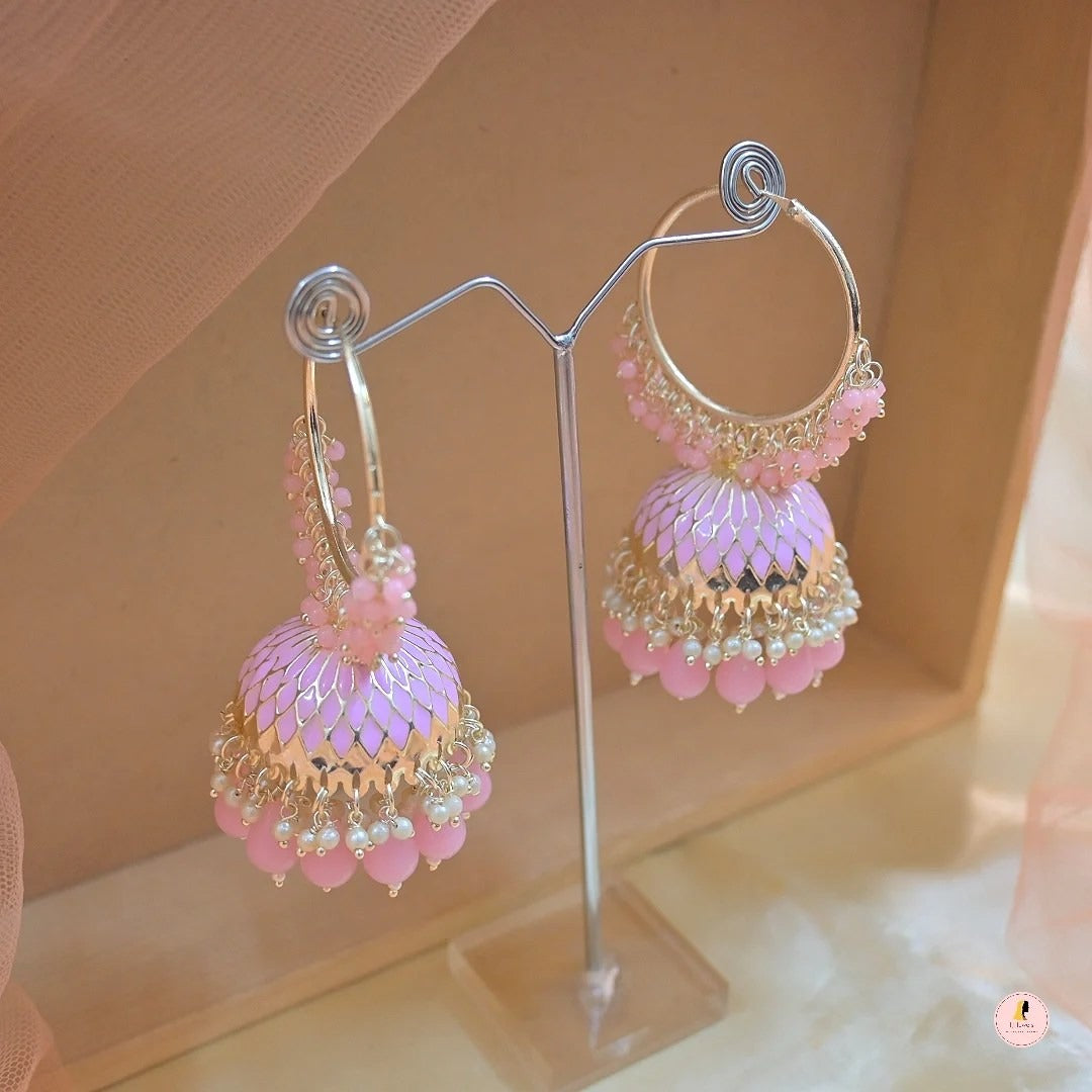 Ridhima Meenawork Lightweight Jhumkas