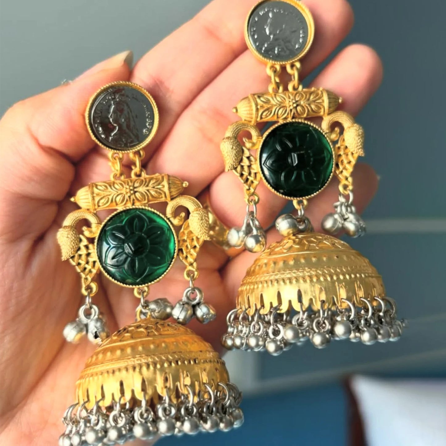 Khushi Brass Lightweight Jhumkas