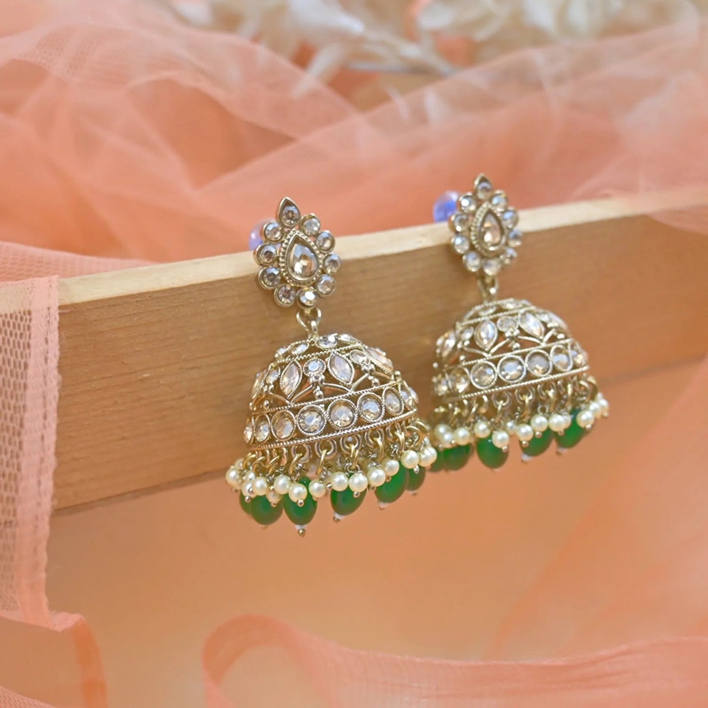 Ahaana Elegant Golden Jhumkas