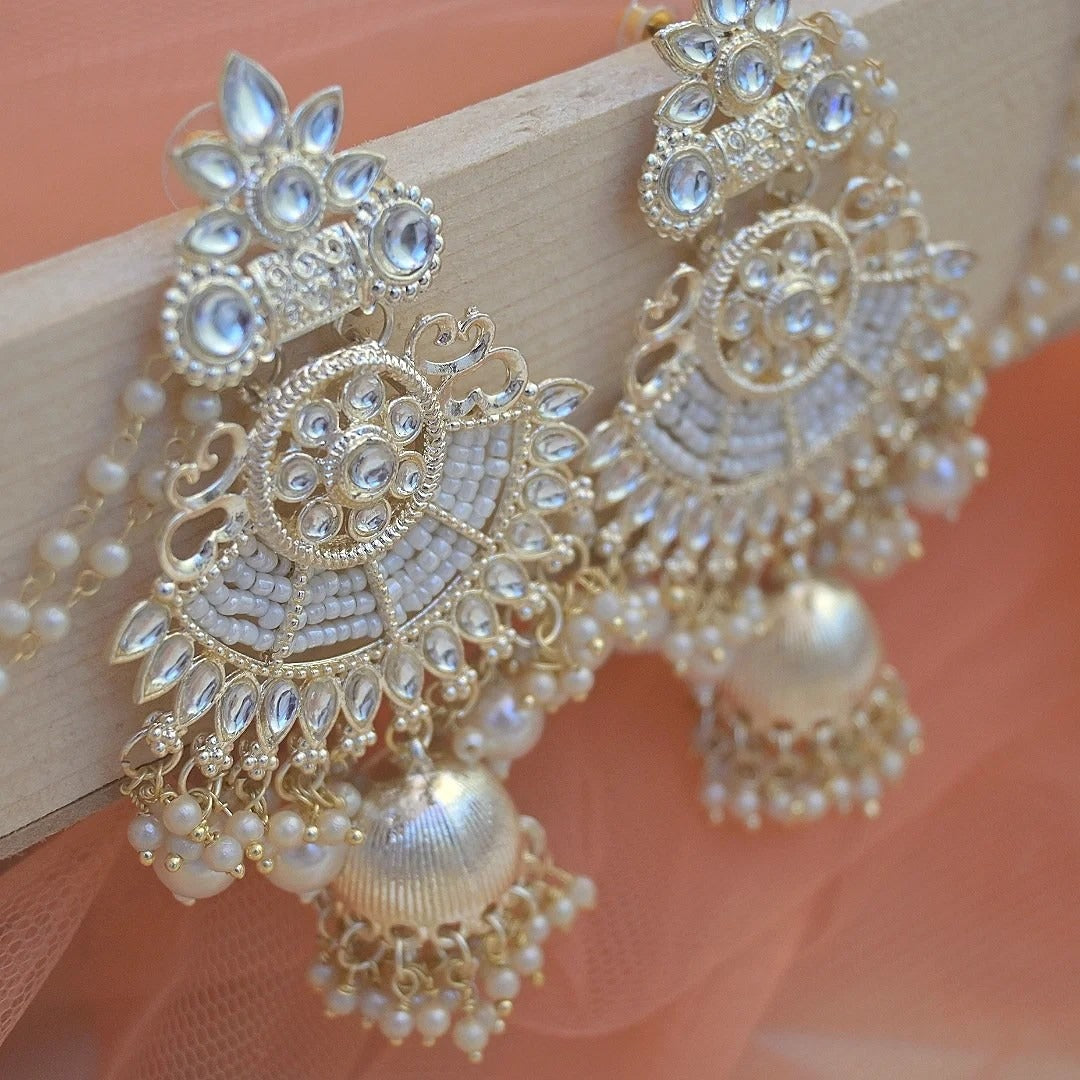 Sunakshi Golden Jhumkas