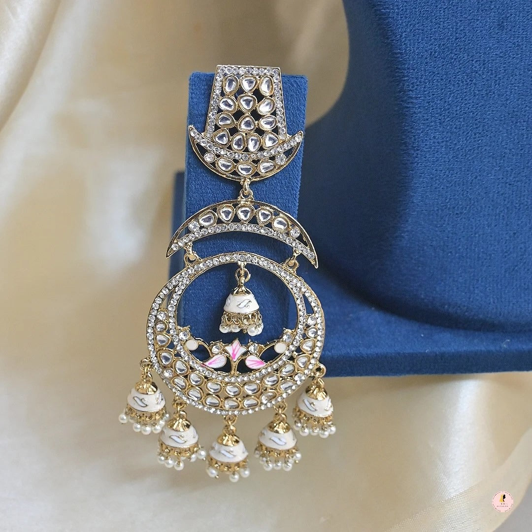 Aisha Oversized Antique Chandbalis