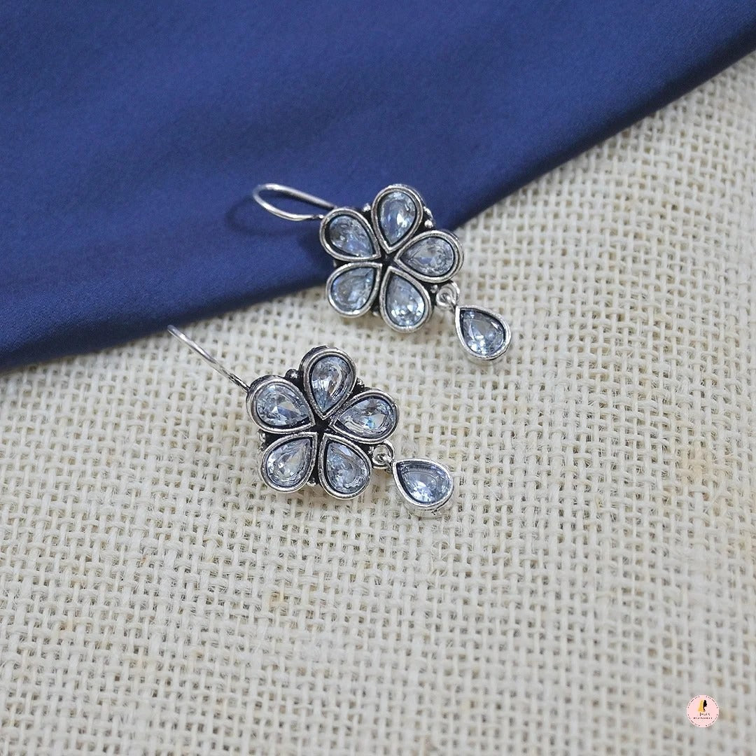 Dainty Silver Dangling Earrings