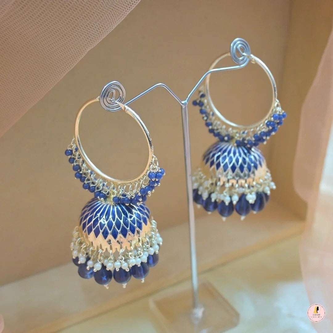 Ridhima Meenawork Lightweight Jhumkas