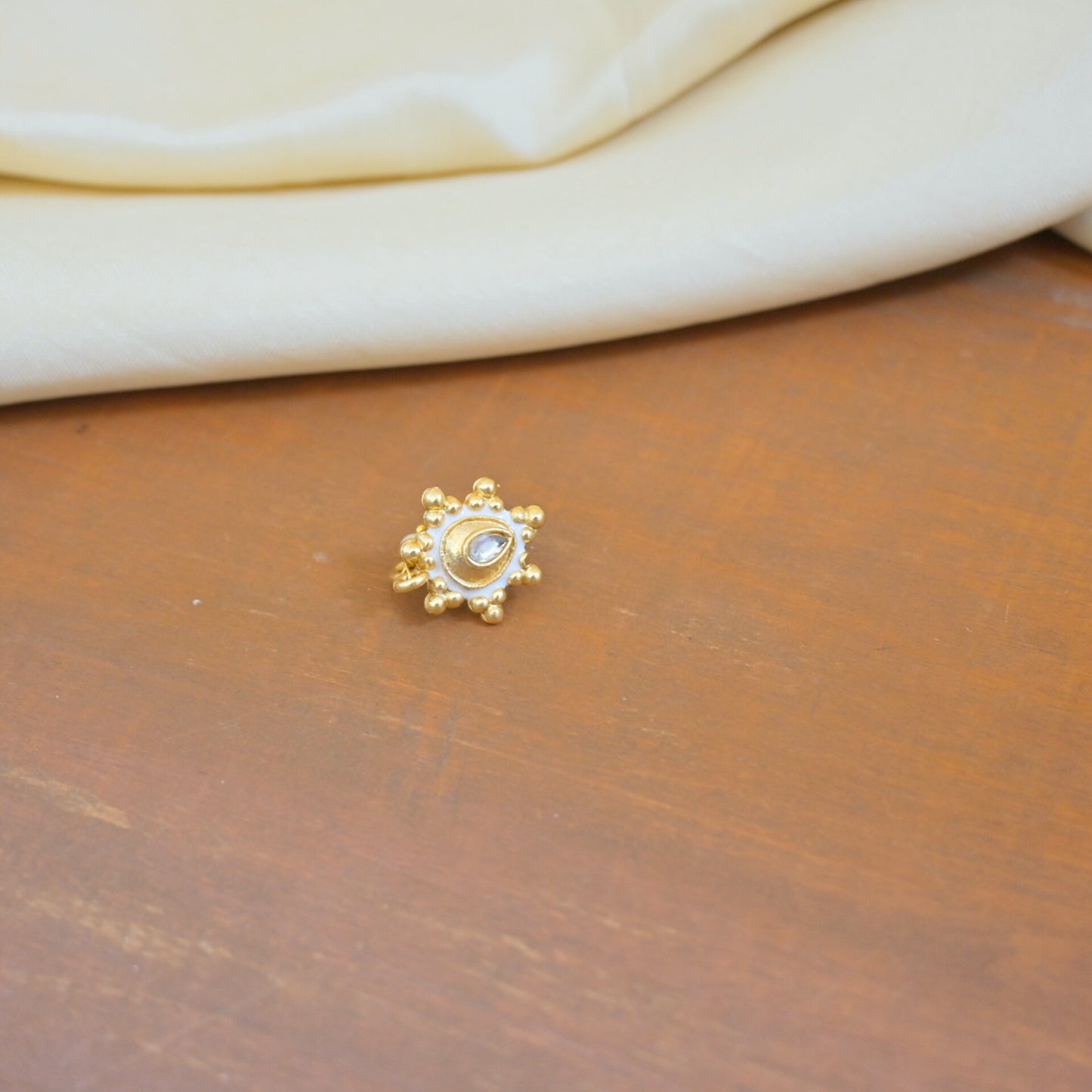 Rajwadi Copper Nosepin