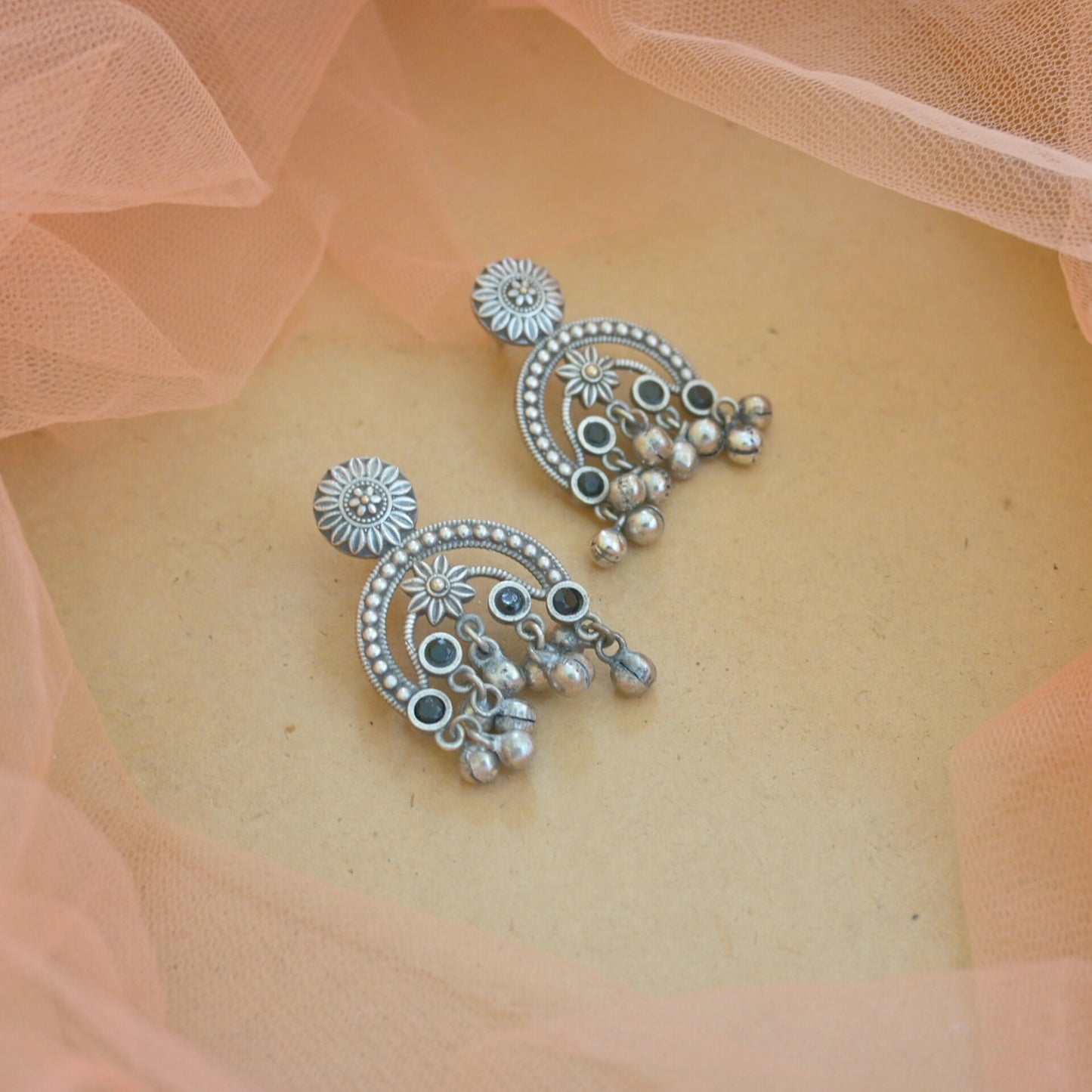 Kena Silver Matt Earrings