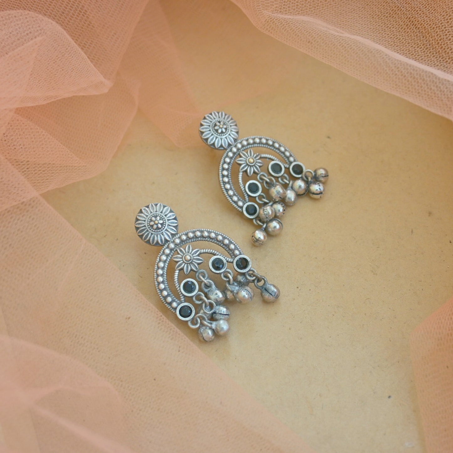 Kena Silver Matt Earrings