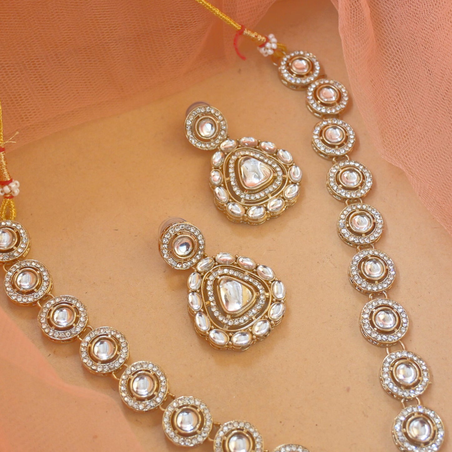 Samaira Polki Style Necklace Set