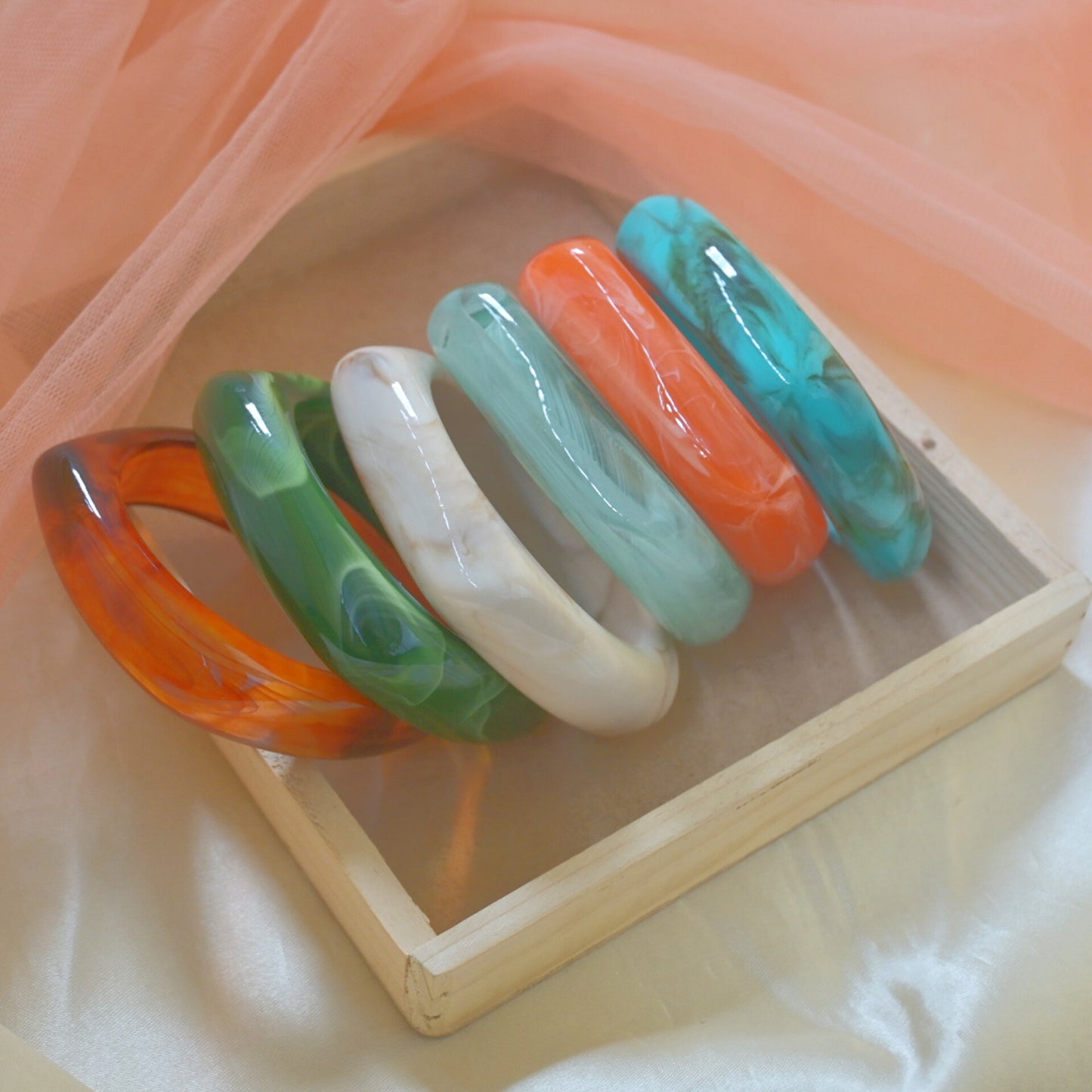 Trending Resin Bangle - Size 2.8