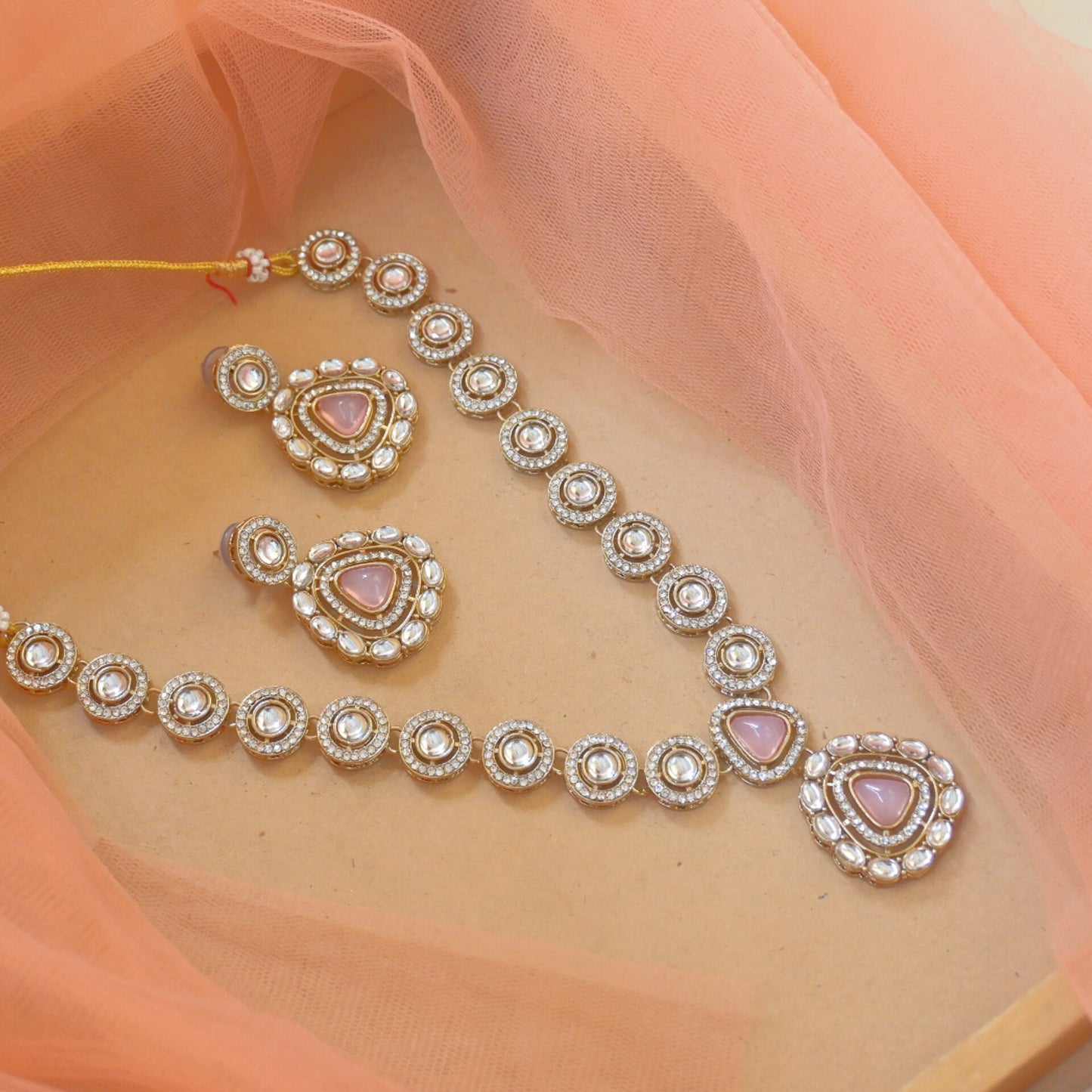 Samaira Polki Style Necklace Set