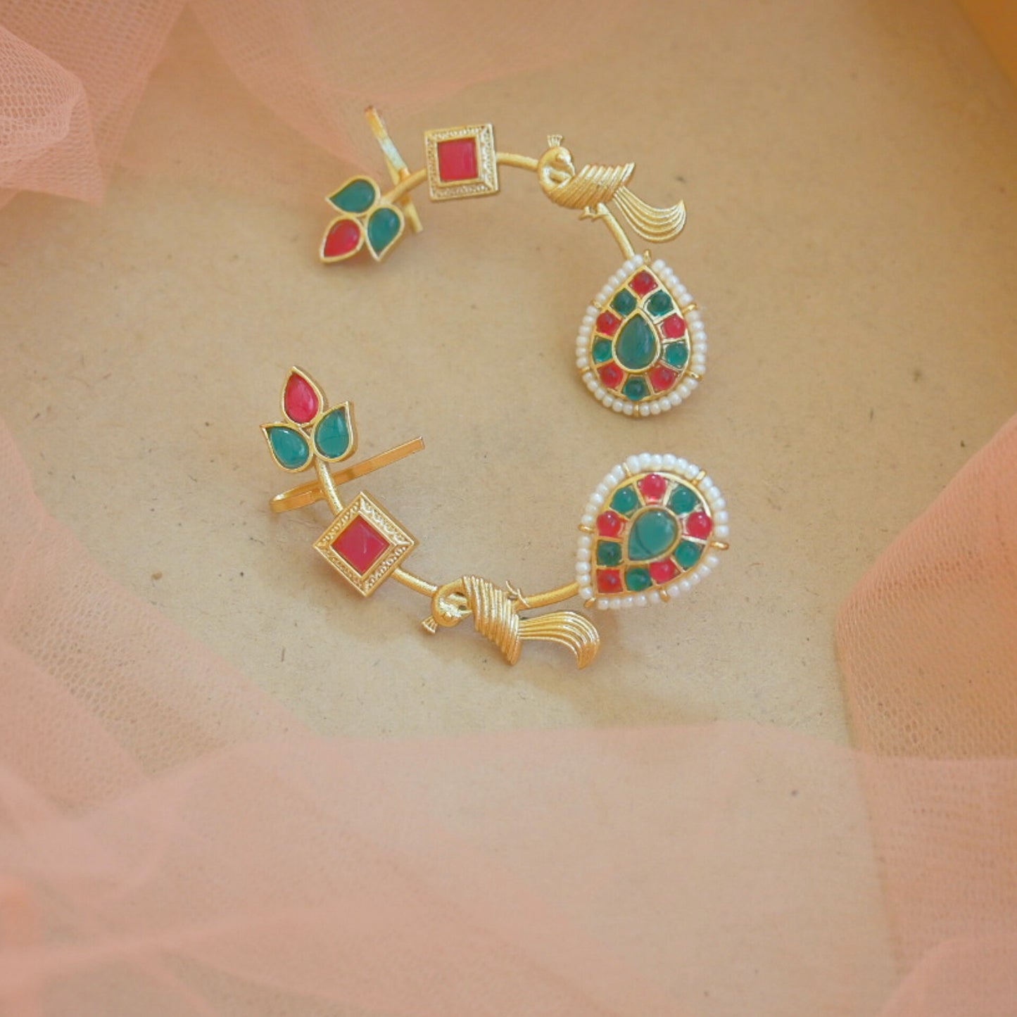 Gold Plated Bird Earcuffs