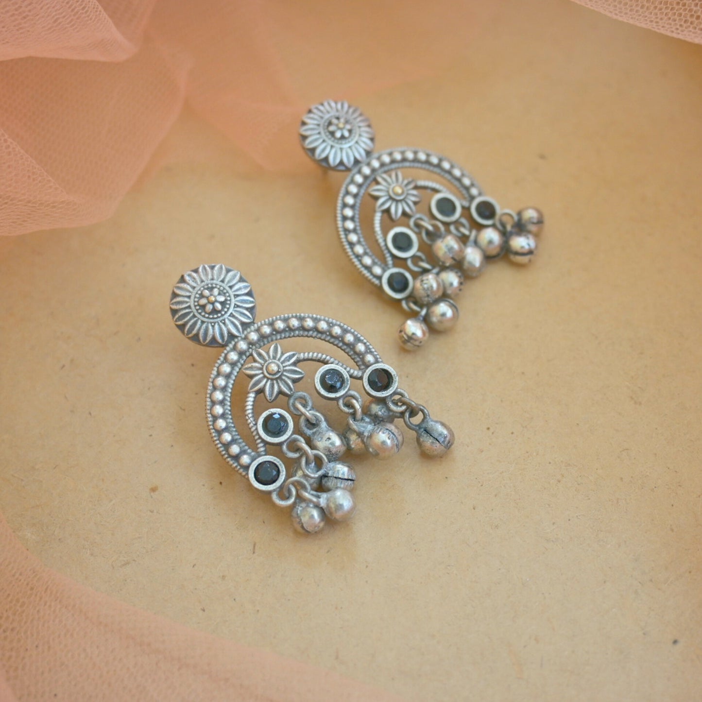 Kena Silver Matt Earrings