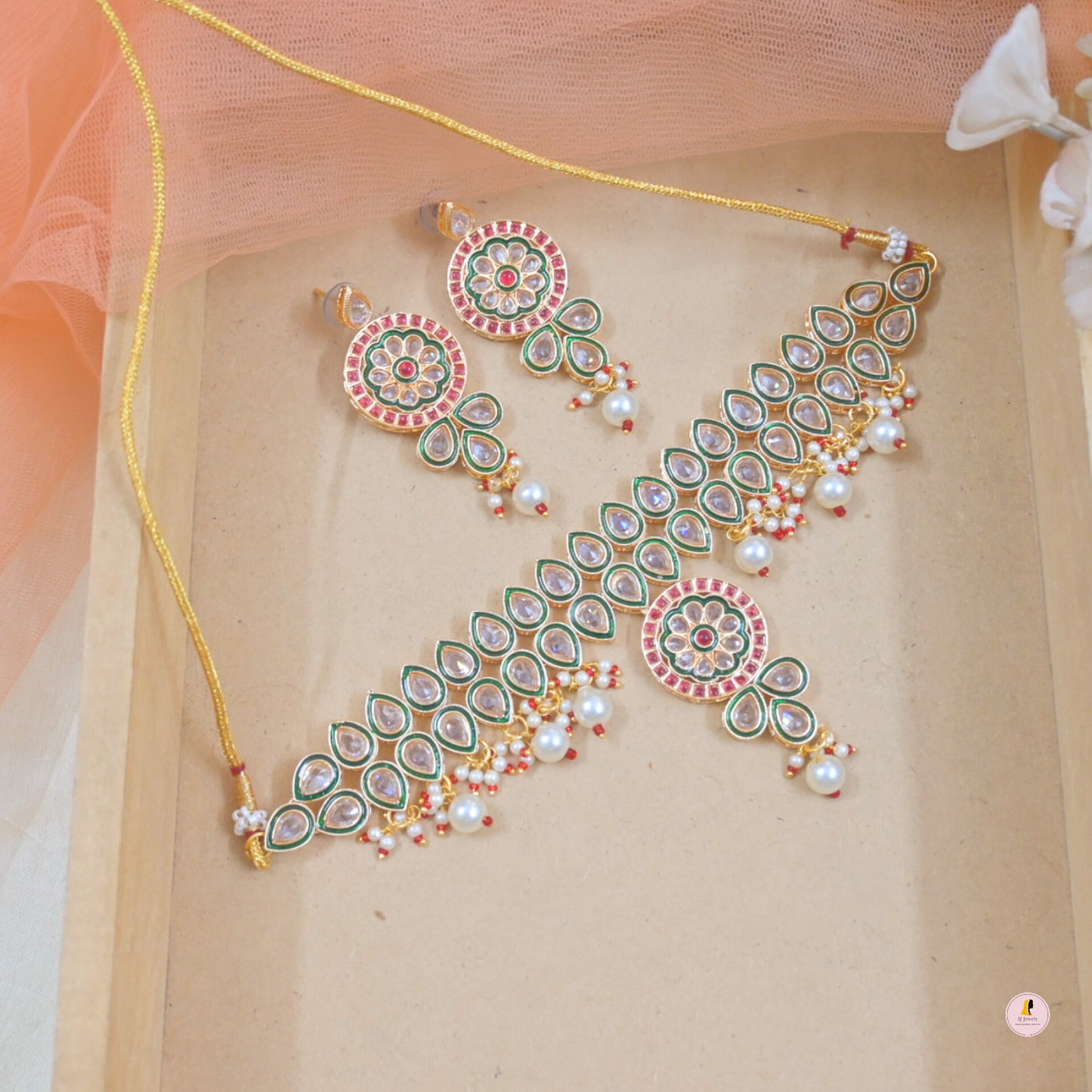 Archana Reverse AD Choker Set