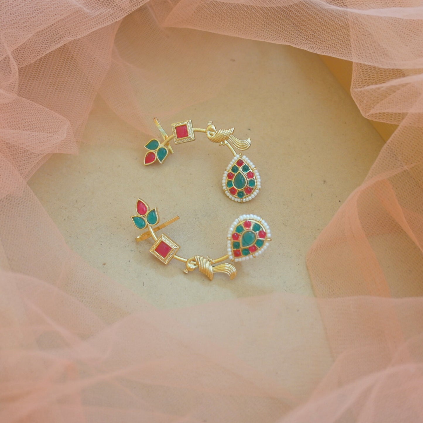 Gold Plated Bird Earcuffs
