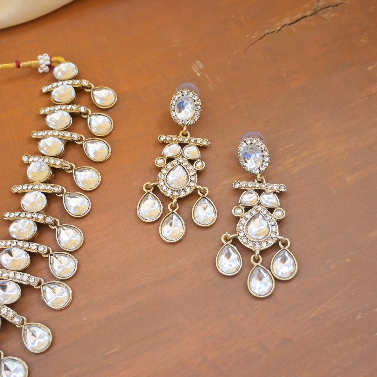 Twisha Polki Style Choker Set