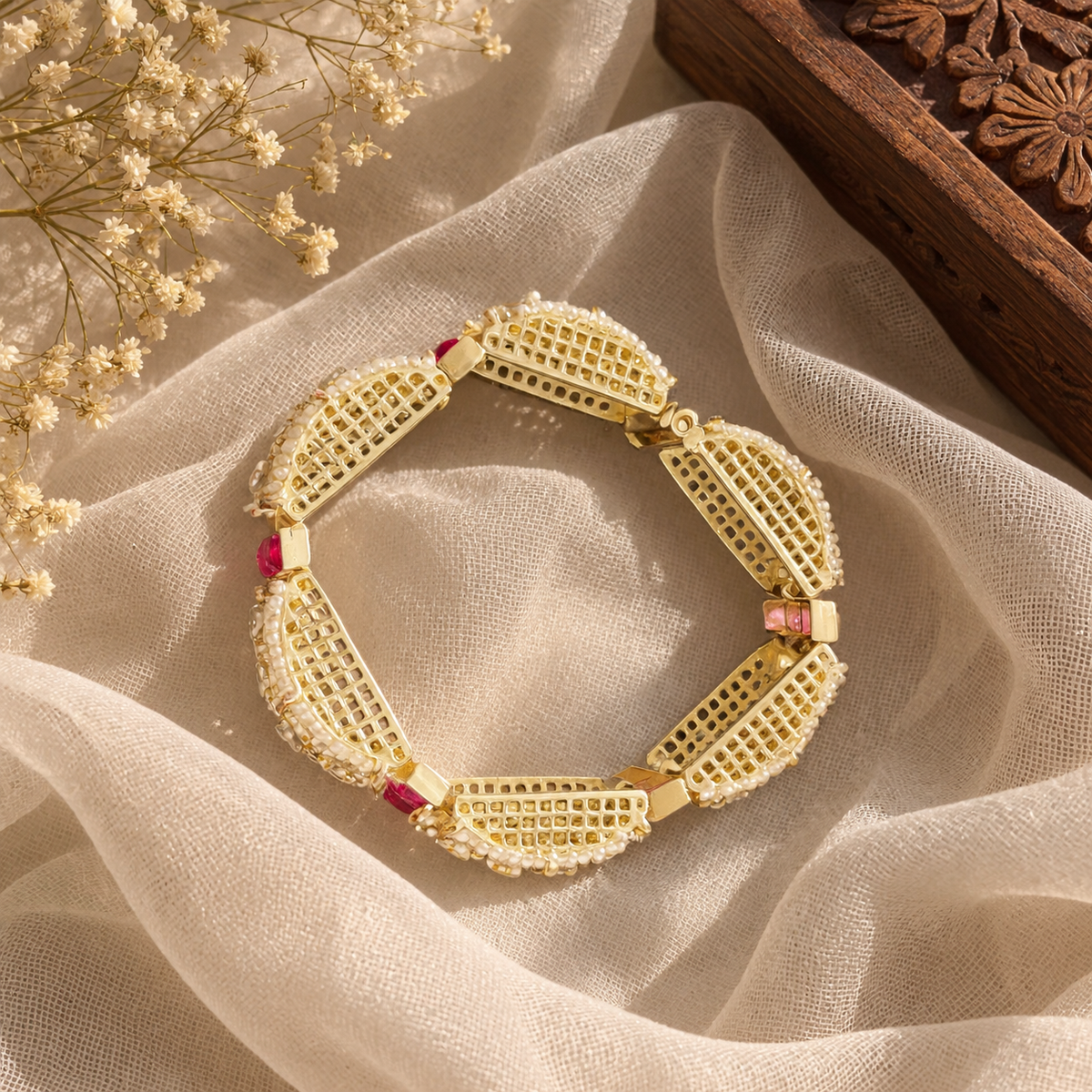 Polki Style Bracelet