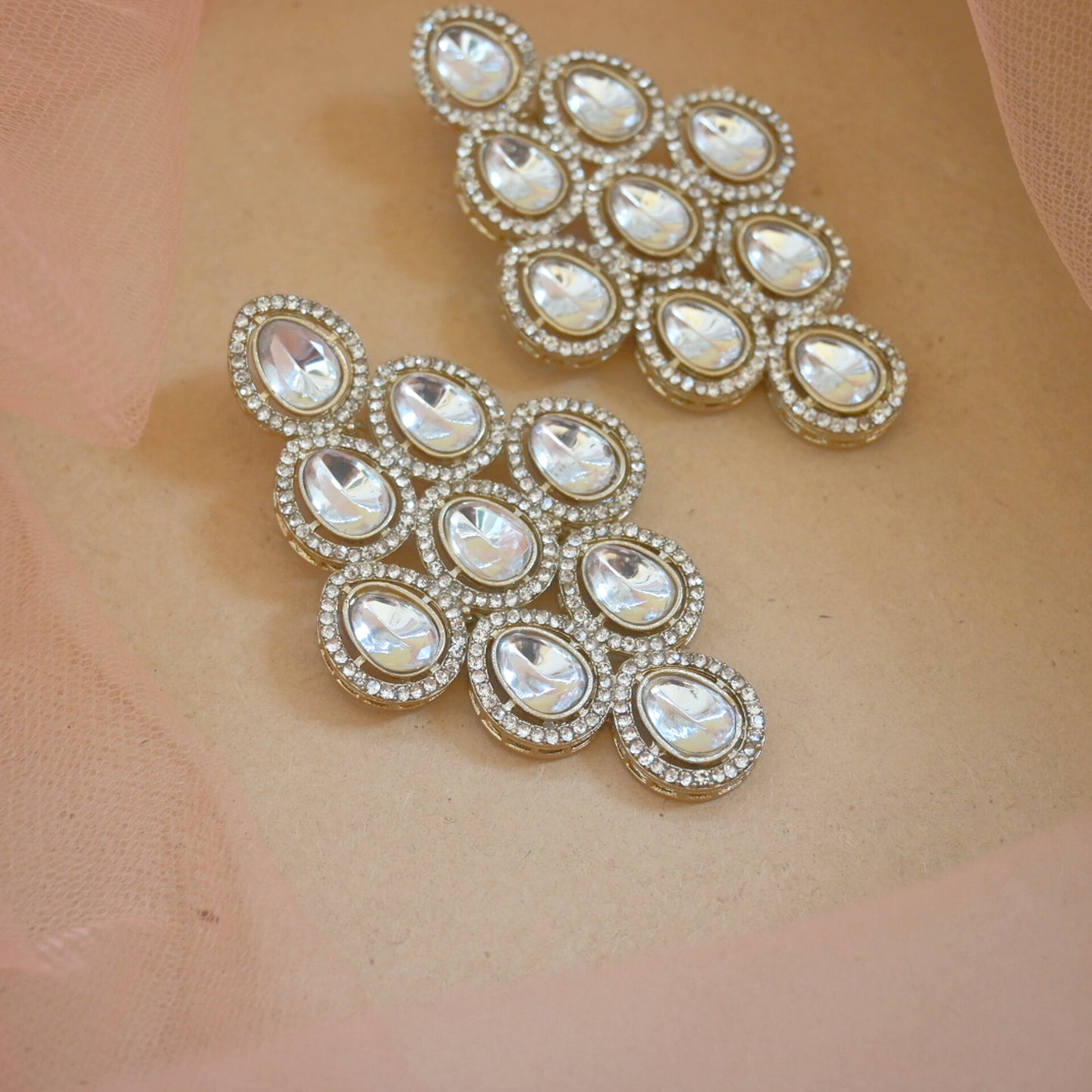 Viona Polki Style Earrings