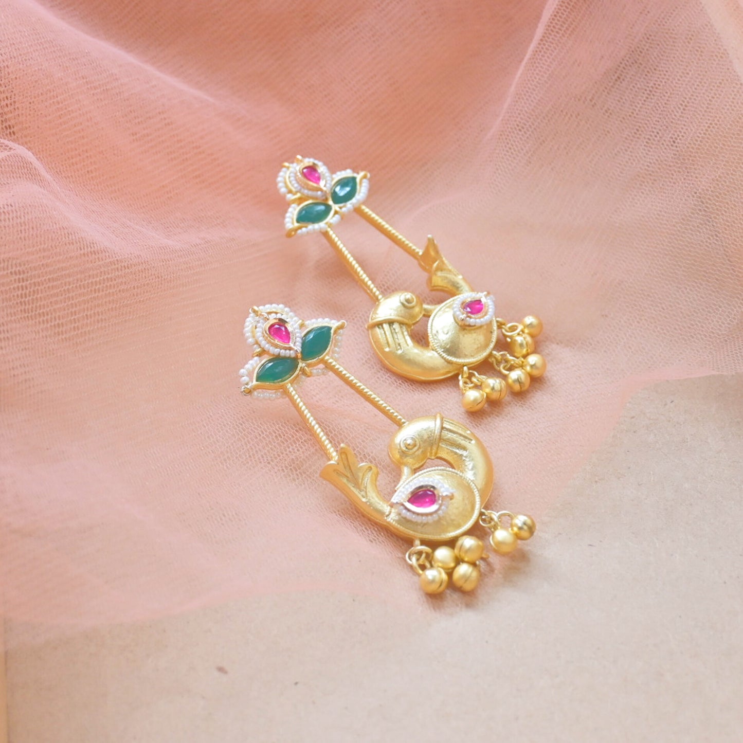 Shayla Brass Earrings