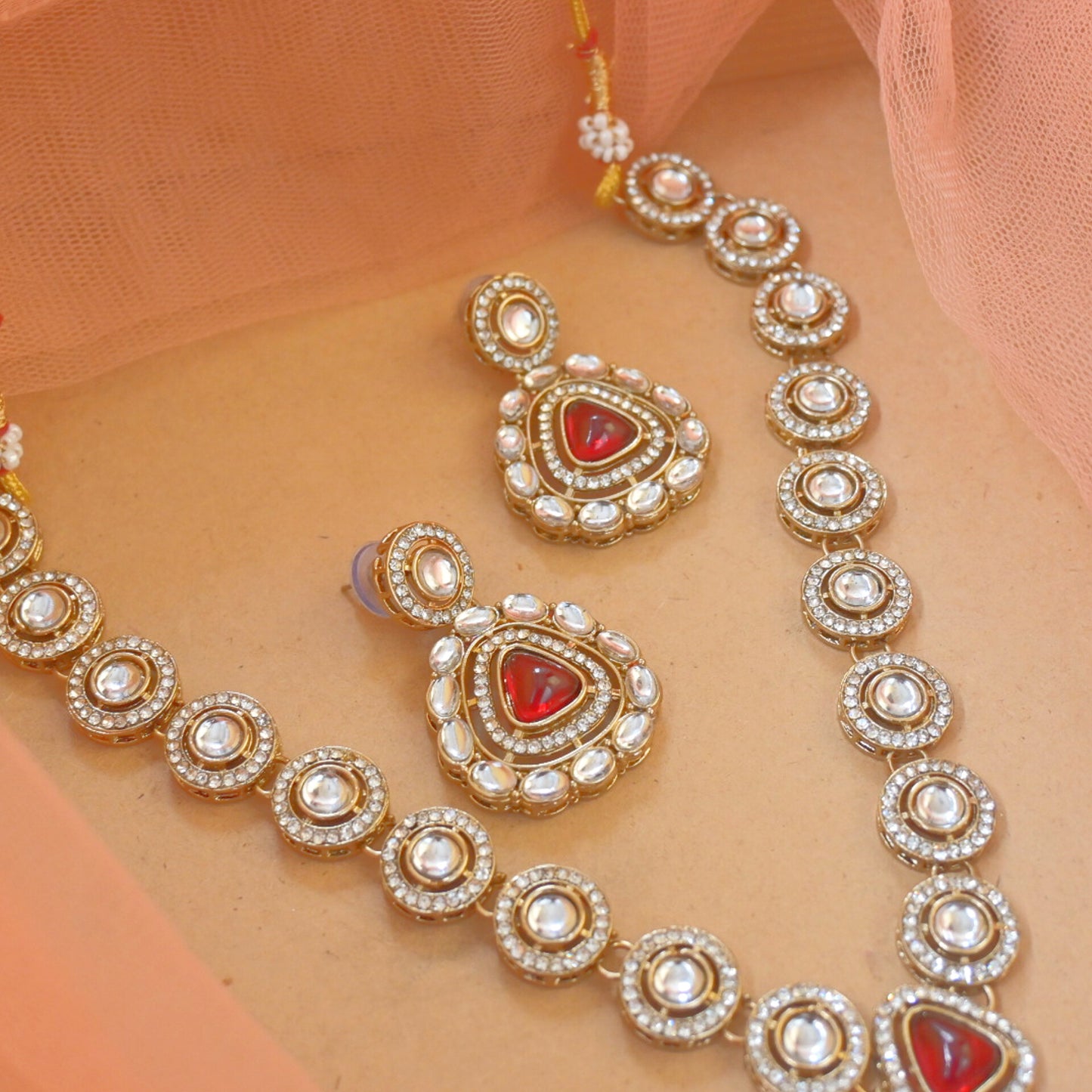 Samaira Polki Style Necklace Set