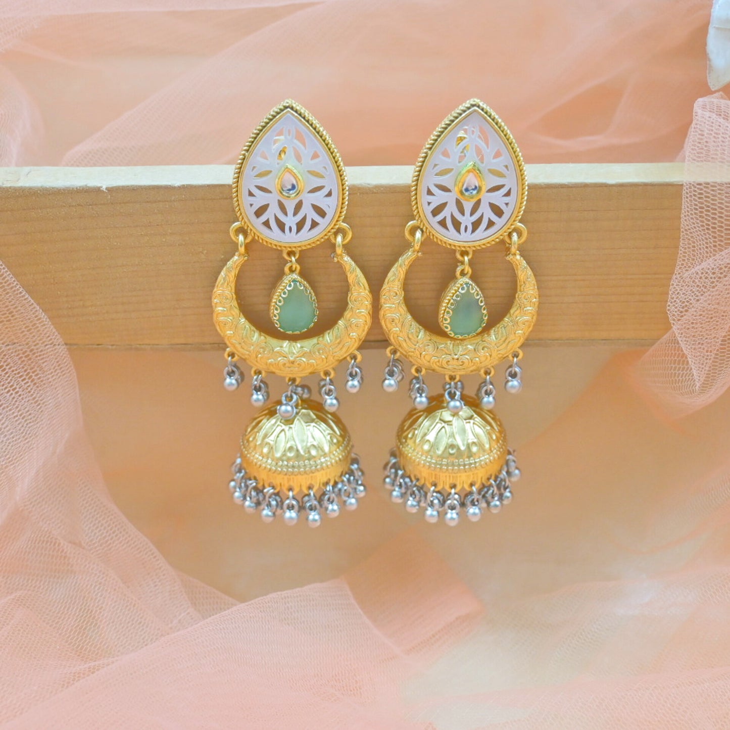 Mishka Brass Jhumkas