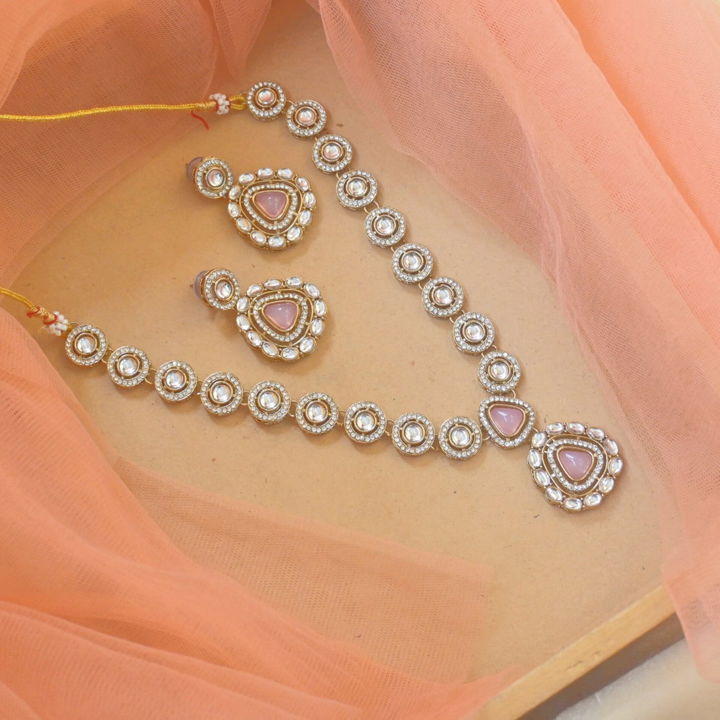 Samaira Polki Style Necklace Set