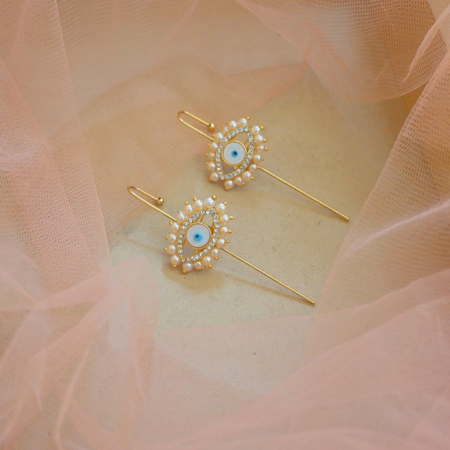 Evil Eye Earcuffs