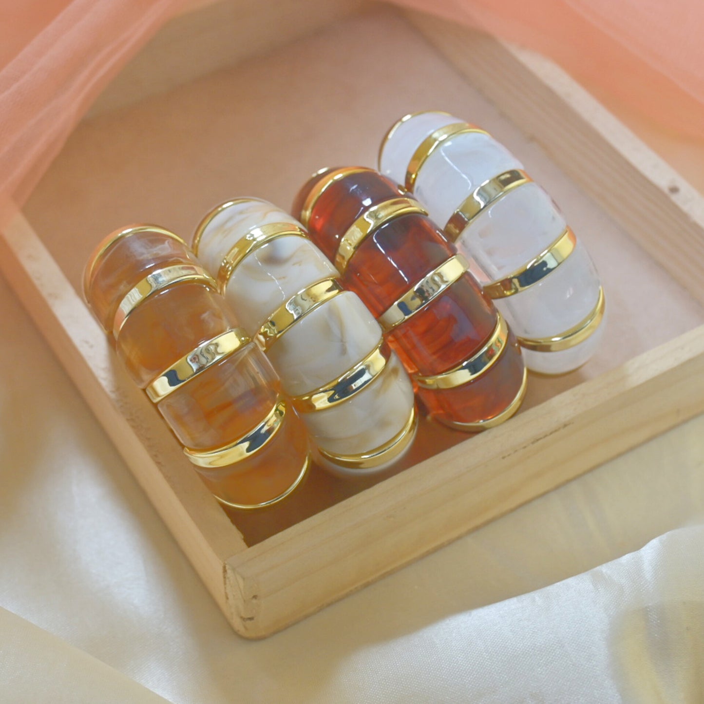 Adjustable Resin Stylish Bangle Kada for Her