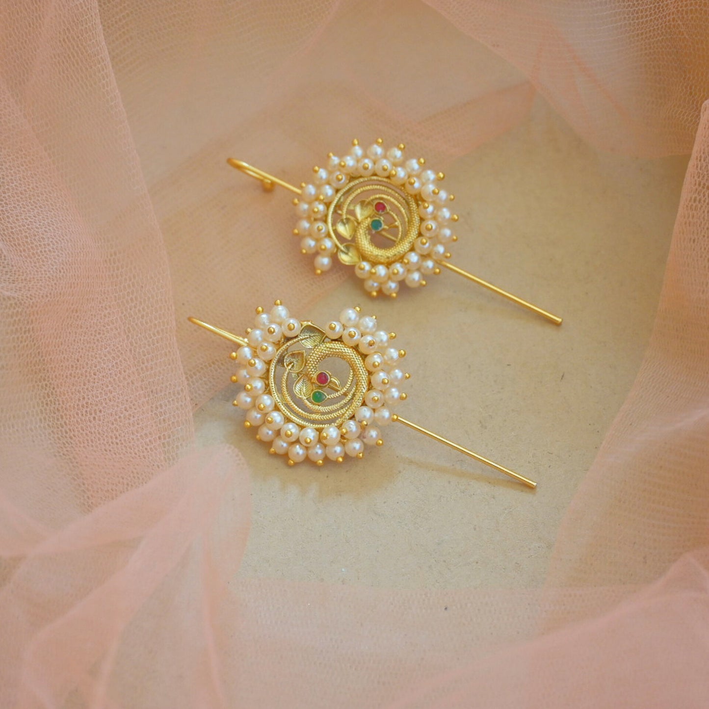 Traditional Pearl Earcuffs